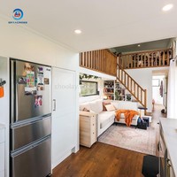 Maison conteneur conçue sur mesure de 40 pieds, bâtiment modulaire préfabriqué portable abordable avec terrasse