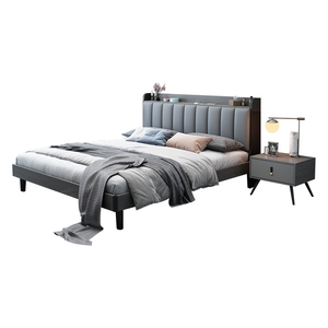 Struttura del <span class=keywords><strong>letto</strong></span> <span class=keywords><strong>singolo</strong></span> in colore <span class=keywords><strong>grigio</strong></span> struttura del <span class=keywords><strong>letto</strong></span> con rivestimento in velluto tessuto morbido <span class=keywords><strong>letto</strong></span> in velluto <span class=keywords><strong>grigio</strong></span> crush in legno - Product Image 1