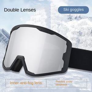 सर्दियों की दोहरी परत विरोधी कोहरे स्कीइंग गॉगल उच्च गुणवत्ता और फैशनेबल आउटडोर सुरक्षा खेल चश्मा - Product Image 6
