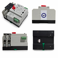 Saklar Transfer Otomatis (ATS) AC/DC Satu Fasa PV 2P YIJIN Industrial Power Tipe PC 100/2P 100A
