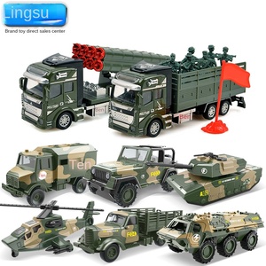 Pullback Diecast hợp kim xe quân sự đặt trẻ em Đồ chơi xe tăng Buggy bọc thép xe 1:48 mô hình quy mô - Product Image 4