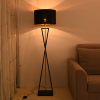Stehlampe nordisch Schlafzimmer einstellbar minimalistisch modern schwarz Metall Eisenkuppel E27 lampe dekorativer beleuchtungsstil verpackung modern