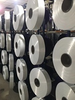 Fil teint 100% polyester DTY 75D/36F/2 pour broderie, fabricant de haute qualité