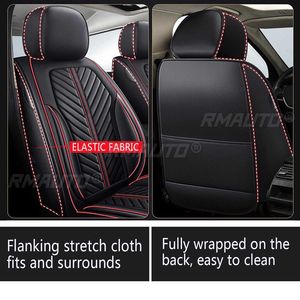 11Pcs 5 <b>Seat</b> Car <b>Seat</b> <b>Cover</b> PU Leather Full Set <b>Seat</b> Cushion <b>Cover</b> Anti Slip Protector <b>Cover</b> 5D Universal for Auto SUV Truck <b>Van</b> - Product Image 5