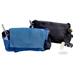 Sac de transport pour enfants Golf <span class=keywords><strong>Caddy</strong></span>, sac à bandoulière vert en tissu 600D, fabriqué en Chine, accessoires pour terrains de golf - Product Image 1