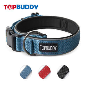 Collar de neopreno suave para perro, collarín reflectante acolchado de nailon - Product Image 5