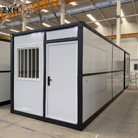 Maison conteneur pliable sur mesure avec aménagement modulaire pour l'hébergement de projets