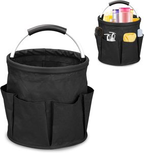 Factory 17L Cleaning Supplies Caddy Bag Organizer Cleaning Supplies <b>Buckets</b> Foldable Cleaning Tools Bag Portable Cleaning Caddy - Product Image 1