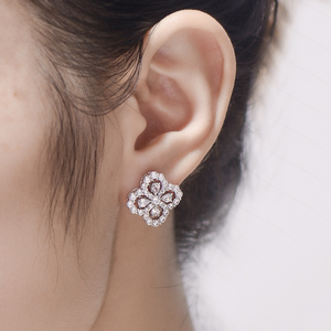 Pendientes de Silicona con Moissanita en Forma de Llave, Exquisitos y a la Moda, Unisex - Product Image 2