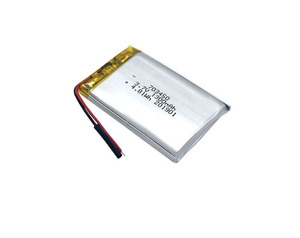 Small <span class=keywords><strong>3</strong></span>,7 V 703450 1300mAh rechargeable Li-polymer lithium Li-ion polymer battery - Product Image 1