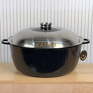 Ensemble de casseroles à induction 36/<span class=keywords><strong>40</strong></span>/44/48/52 <span class=keywords><strong>cm</strong></span> en granit antiadhésif pour tous types de cuisinières, ensemble de marmites épaisses et robustes - Product Image 1