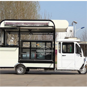 Chariot alimentaire à trois roues hybride essence-électrique pour les plats asiatiques, les nouilles et les bols de riz - Product Image 5