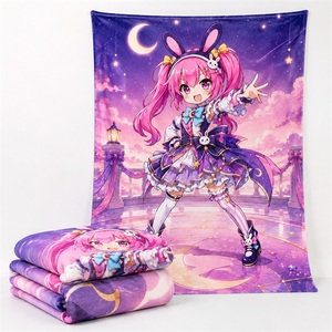 <span class=keywords><strong>Couverture</strong></span> en polaire polaire chaude personnalisée par sublimation et transfert de chaleur imprimée avec bande de dessin animé pour <span class=keywords><strong>couverture</strong></span> à usage décontracté pour hôtel maison - Product Image 5