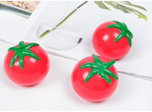 Balles collantes promotionnelles en plastique, jouet anti-stress souple en forme de tomate - Product Image 5