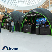 Tente publicitaire gonflable en forme d'araignée Airvon pour les zones de rencontre en plein air, les démonstrations de produits, les activités promotionnelles