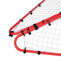 Rebondisseur de football pliable à 3 côtés en acier 131x30cm pour l'entraînement professionnel et les entraînements toutes saisons, but de football