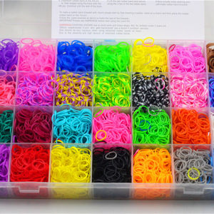อีเบย์ที่ขายดีที่สุดพรีเมี่ยมที่มีคุณภาพที่มีสีสันยางวงสำหรับเด็กของเล่นสำหรับวง Looms DIY - Product Image 2