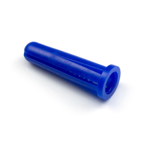Azul Liso y texturizado 1/4 \ "Anclajes cónicos de plástico PE Anclaje de expansión Enchufes de pared Enchufe de pared común Anclajes de pared de plástico - Product Image 5