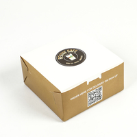 Boîte porte-gobelets en kraft personnalisée pour bubble tea, café, smoothies, café à emporter, livraison, restaurant, fête