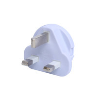 Adaptateur QJ UK Angleterre, connecteur C13, prise industrielle avec prise 220V 15A, matériau ignifuge PC