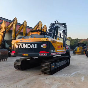 Excavatrice d'occasion Hyundai 220LC-9s, 22 tonnes, importée de Corée, modèle 2023, moteur, boîte de vitesses, pompe, PLC, garantie 1 an - Product Image 1