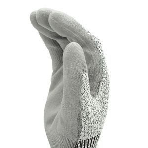 EN388 4X43C Cortar 5 Guantes con PU Recubierto Guantes resistentes a cortes Logotipo personalizado Buen agarre para la construcción - Product Image 4