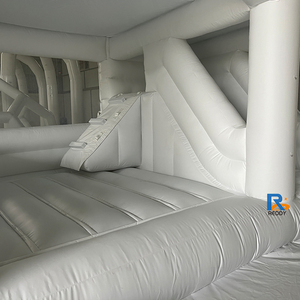 Brincolín Inflable Comercial Blanco <span class=keywords><strong>con</strong></span> <span class=keywords><strong>Piscina</strong></span> <span class=keywords><strong>de</strong></span> Pelotas <span class=keywords><strong>para</strong></span> <span class=keywords><strong>Alquiler</strong></span> en Fiestas y Bodas - Product Image 6