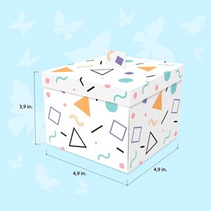 Boîte à bijoux de Noël personnalisée de luxe, boîte à surprise avec des papillons volants, boîte cadeau pour emballer des gâteaux - Product Image 4
