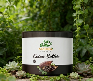 Mantequilla Corporal de Manteca de Cacao Destilada al Vapor de Tanzania Mrembo Naturals, Etiqueta Privada, Grado Alimenticio para Chocolate y Cuidado de la Piel - Product Image 6