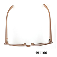 Lunettes de soleil œil de chat pour femmes, monture transparente marron clair, dégradé rose, verres UV400, mode Y2K