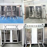 Machine de congélation rapide à plaque et à tuyau Chock Iqf, petite chambre de congélation hydraulique de table cryogénique pour poisson et crevettes