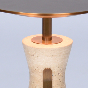 Natural Yellow Travertine Rechargeable <b>Touch</b> Table Lamp Custom Cordless Stone Desk Lamp for Hotel Home Restaurant <b>Lighting</b> - Product Image 5