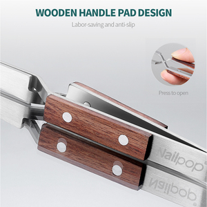 ネイルポッププロフェッショナル多機能新しいマニキュアツールCカーブネイルエクステンションクリップステンレススチールシェーピングピンセット偽の釘 - Product Image 4