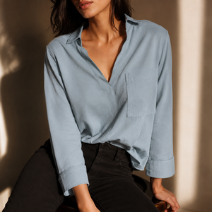 Camisa para mujer, fabricante de ropa OEM ODM de Vietnam, ropa de mujer, etiqueta personalizada, tela personalizada, ropa al por mayor - Product Image 2