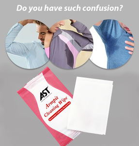 Lot de 10 lingettes jetables individuelles pour le nettoyage des aisselles, protection anti-transpiration pour vêtements, déodorant, coussinets anti-transpiration pour les aisselles - Product Image 6