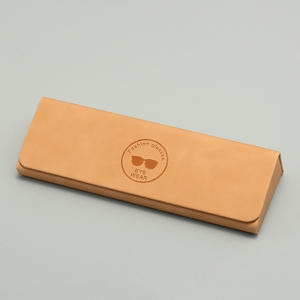 आंखों के चश्मे के लिए कस्टम हार्ड केस, लोगो के साथ चमड़े के आईग्लास केस - Product Image 2