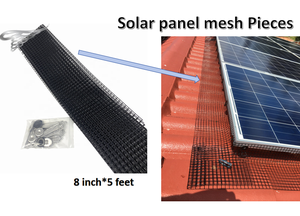 5ft x 8inch pre-cắt panel năng lượng mặt trời lưới không cắt tỉa yêu cầu <span class=keywords><strong>PVC</strong></span> tráng Hàn chim lưới cho mái nhà/di động năng lượng mặt trời mảng - Product Image 2