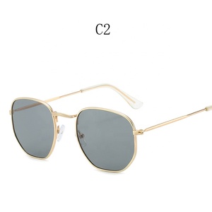 Unisex Neue Trend Runde Sonnenbrille Designer-Marke Farbige Quecksilber-Ozean-Film-Linse UV400-Schutz Sonnenschutz Metallrahmen - Product Image 6