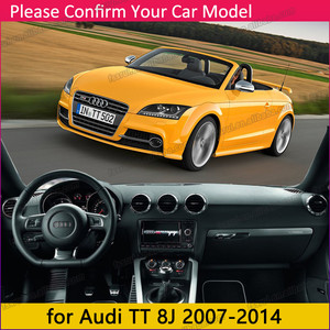 Alfombrilla para tablero de coche <span class=keywords><strong>Audi</strong></span> <span class=keywords><strong>TT</strong></span> 8J, 2007, <span class=keywords><strong>2008</strong></span>, 2009, 2010, 2011, 2012, 2013, 2014, MK2, Sline, cubierta de tablero, alfombra, parasol - Product Image 2