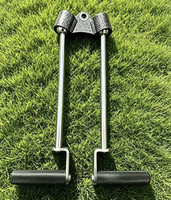 Poignée double pour machine à poulie de fitness, accessoire pour entraînement de force en salle de sport