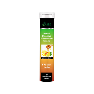 Comprimés effervescents digestifs à base de plantes de haute qualité avec extrait sec de feuille de séné, favorisant la régularité des selles et soulageant les troubles digestifs occasionnels. - Product Image 1