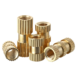 Injection Molding Copper Nut, Knurled Nut, Copper Nut Insert, British Copper Pre-buried Hot Melt Nut M2m3m4m5m6 - Product Image 1