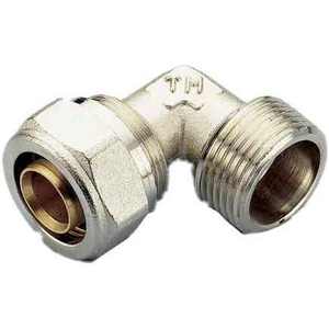 Raccord à compression TIEMME mâle incurvé en acier inoxydable 316 filetage BSPP BSPT Standard PN16 pression 25mm tête de technique de forgeage - Product Image 1