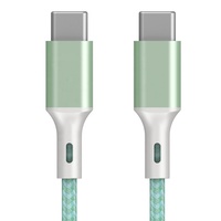 Câble tressé de Type C à Type C 5A 100W PD USBC, charge rapide
