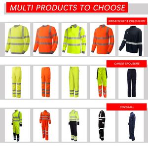 モダクリル/コットンブレンド高Vis難燃性反射保護貨物アークプロテクション耐火パンツ - Product Image 5