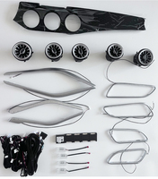 Kit d'éclairage d'ambiance actif arc-en-ciel 22 LED Autowellus RHD LHD 12V pour Benz GLA W156 CLA W117 2013-2019, éclairage de console étoilé et de bouches d'air turbo