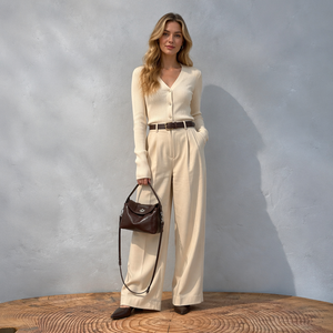 Petit sac bandoulière en cuir véritable pour femme, style vintage avec rabat à fermoir, mini sac à main avec poignée, logo personnalisé OEM, vente en gros - Product Image 6
