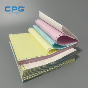 Papel Autocopiativo Sin Carbón de Primera Calidad, Rollo Jumbo de 50 g/m², Papel NCR con Imagen Azul, Unidad de Impresión Continua - Product Image 6