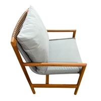 Chaise de salle à manger rembourrée avec cadre en bois pour café, restaurant, hôtel, support personnalisé