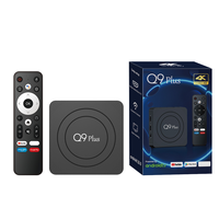 Boîtier TV Android 14 S905X5M le plus populaire, 2 Go 32 Go, WiFi 6, AV1, Boîtier de streaming 4K, Double bande, Télécommande vocale, Lecteur multimédia